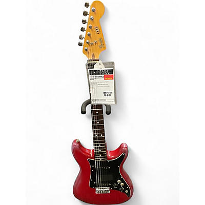 Vintage 1980s Fender LEAD I Red Solid Body Electric Guitar