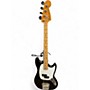 Vintage 1980s Fender Mustang Bass Black and Gold Electric Bass Guitar Black and Gold