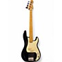 Vintage 1980s Fender Precision Bass Black Electric Bass Guitar Black