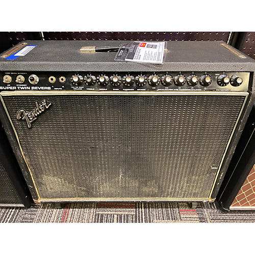 Fender Vintage 1980s Fender Super Twin Reverb Tube Guitar Combo Amp