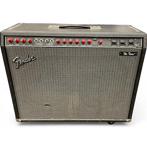 Vintage 1980s Fender The Twin Tube Guitar Combo Amp