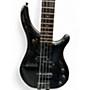Vintage 1980s Fernandes FRBV 40 Revolver Black Electric Bass Guitar Black