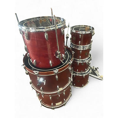 Vintage 1980s Gretsch Drums 7 Piece USA Custom Walnut Drum Kit