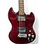 Vintage 1980s Guild JSB2 Red Electric Bass Guitar Red
