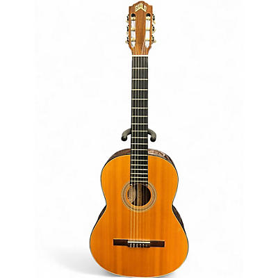 Vintage 1980s Guild MK4 Natural Classical Acoustic Guitar