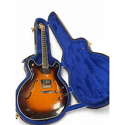 Vintage 1980s Guild Starfire SF-4 Sunburst Hollow Body Electric Guitar