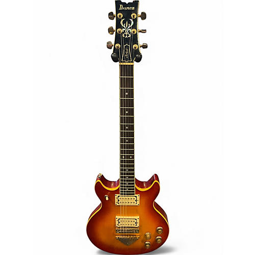 Vintage 1980s Ibanez ARTIST Cherry Sunburst Solid Body Electric Guitar Cherry Sunburst