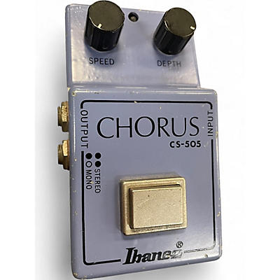 Vintage 1980s Ibanez CS-505 Chorus Effect Pedal