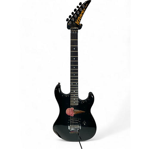 Vintage 1980s Kramer Baretta Strawberry Waffle Cone Solid Body Electric Guitar Strawberry Waffle Cone