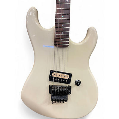 Vintage 1980s Kramer Baretta White Solid Body Electric Guitar