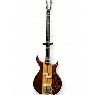 Vintage 1980s Kramer DMZ6000B Natural Electric Bass Guitar