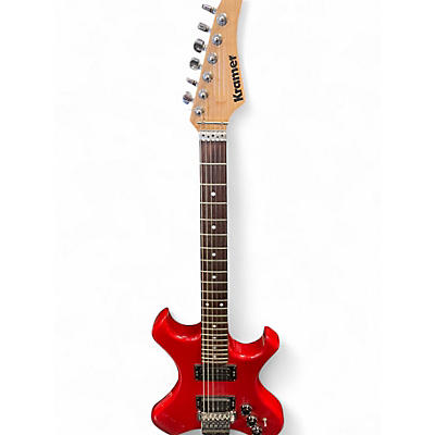 Vintage 1980s Kramer FLOYD ROSE SIGNATURE Red Solid Body Electric Guitar