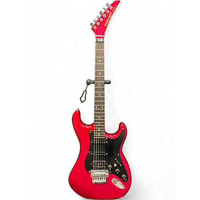 Vintage 1980s Kramer Focus 3000 MAGENTA Solid Body Electric Guitar