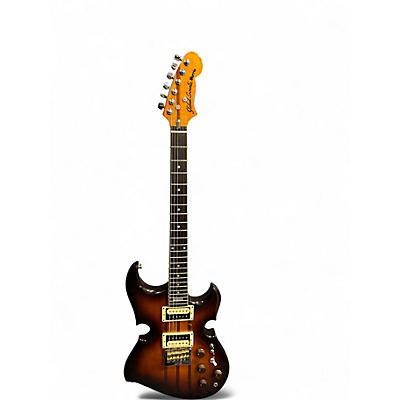 Vintage 1980s Morris HS ANDERSON PT II Antique Natural Solid Body Electric Guitar