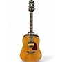 Vintage 1980s Nouveau NV-6R Natural Acoustic Guitar Natural