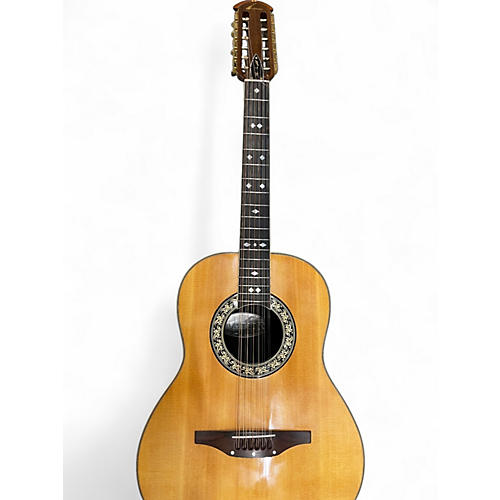 Vintage 1980s Ovation Glenn Campbell 1118-4 Natural 12 String Acoustic Guitar Natural