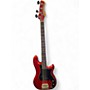 Vintage 1980s Ovation ULTRA BASS Candy Apple Red Electric Bass Guitar Candy Apple Red