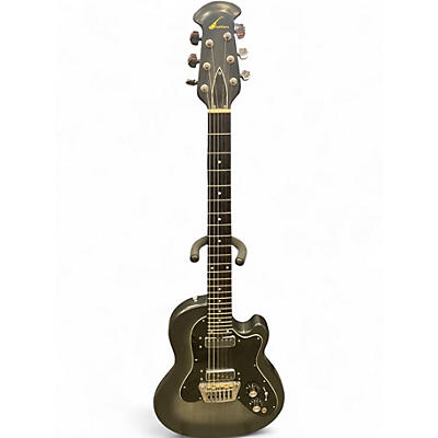 Vintage 1980s Ovation VIPER Black Solid Body Electric Guitar