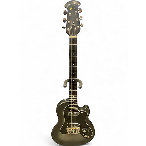 Vintage 1980s Ovation VIPER Black Solid Body Electric Guitar Black