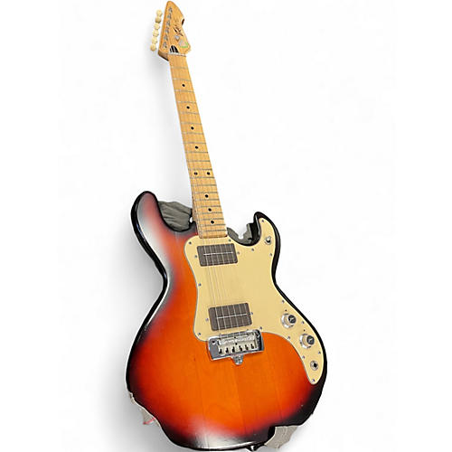 Vintage 1980s Peavey T-15 2 Color Sunburst Solid Body Electric Guitar 2 Color Sunburst