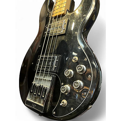 Vintage 1980s Peavey T40 Black Electric Bass Guitar