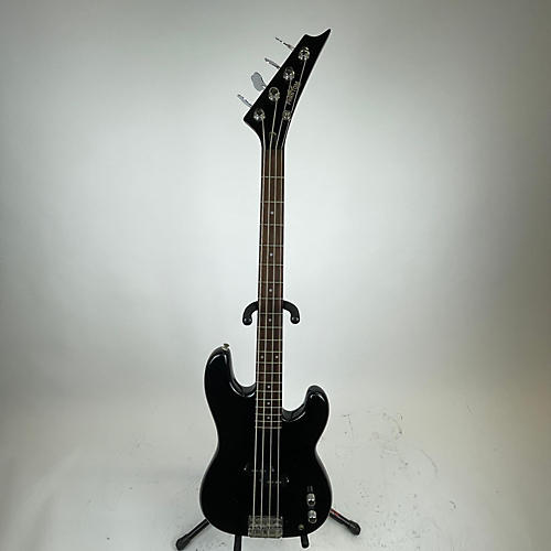 Phantom Vintage 1980s Phantom 4 String Bass Black Electric Bass Guitar Black