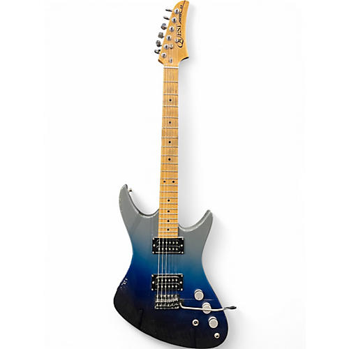 Vintage 1980s Quest Atak 2 Midnight Fade Solid Body Electric Guitar Midnight Fade