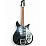 Vintage 1980s Rickenbacker 325 Black Solid Body Electric Guitar Black