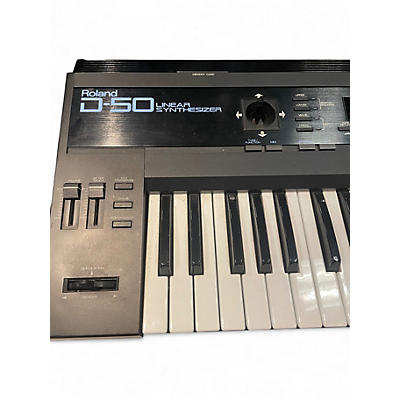 Vintage 1980s Roland D-50 LINEAR SYNTH Synthesizer