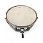 Vintage 1980s Slingerland 5.5X14 Snare Silver Drum Silver 10