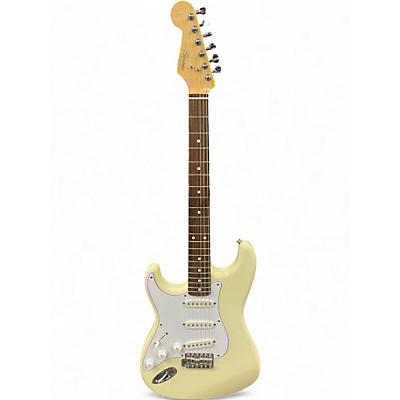Vintage 1980s Squier 80'S MIJ SQUIER LEFTY STRATOCASTER OLYMPIC WHITE Olympic White Electric Guitar
