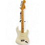 Vintage 1980s Squier Affinity Stratocaster Olympic White Solid Body Electric Guitar Olympic White