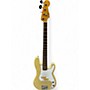 Vintage 1980s Squier Squire II P Bass Frost White Electric Bass Guitar Frost White
