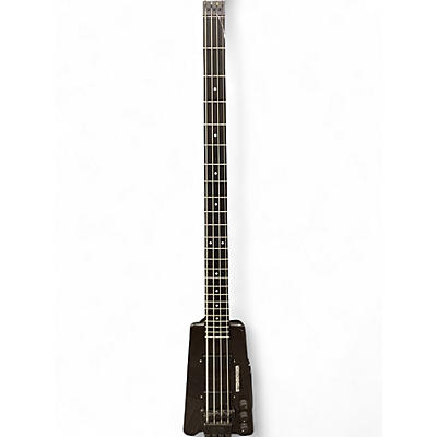 Vintage 1980s Steinberger XL2 Black Electric Bass Guitar