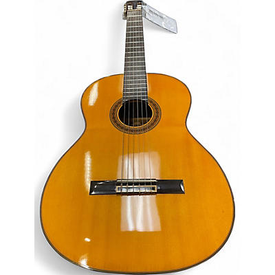Vintage 1980s Takamine C128 Natural Classical Acoustic Guitar