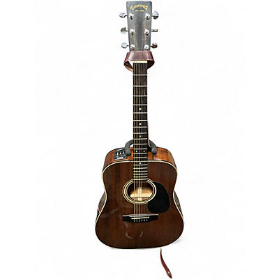 Vintage 1980s Takamine EF-349 Mahogany Acoustic Electric Guitar