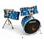 Vintage 1980s Yamaha 5 Piece 8000 Series Blue Drum Kit Blue