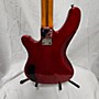 Vintage Yamaha Vintage 1980s Yamaha 800S Super Bass Trans Red Electric Bass Guitar Trans Red