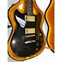 Vintage 1980s Yamaha SBG200 Black Solid Body Electric Guitar Black