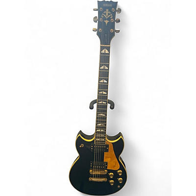 Vintage 1980s Yamaha SBG2000 Black Solid Body Electric Guitar