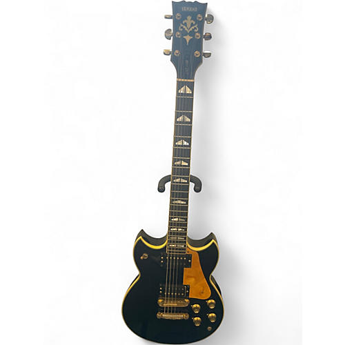 Vintage 1980s Yamaha SBG2000 Black Solid Body Electric Guitar Black