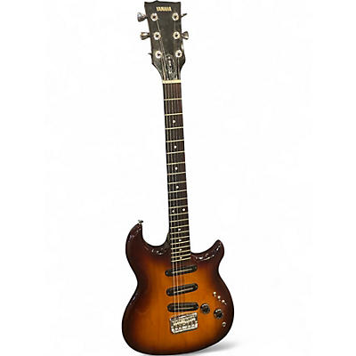 Vintage 1980s Yamaha SSC500 Brown Sunburst Solid Body Electric Guitar