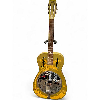 Vintage 1981 Duolian HULA BLUES HULA GIRL Resonator Guitar