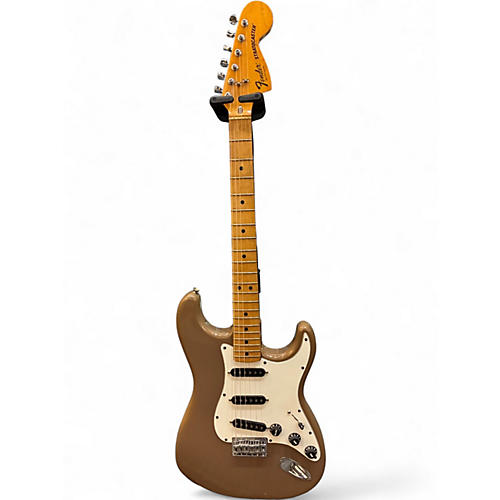 Vintage 1981 Fender Stratocaster International Color Series Hardtail Sahara Taupe Solid Body Electric Guitar Sahara Taupe