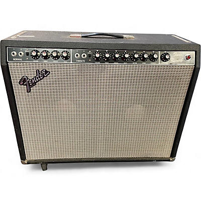 Vintage 1981 Fender Twin Reverb Tube Guitar Combo Amp