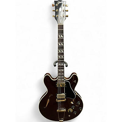 Vintage 1981 Gibson ES 345TD Brown Hollow Body Electric Guitar