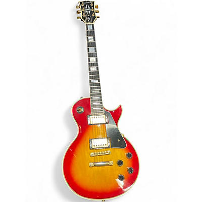 Vintage 1981 Gibson Les Paul Custom Cherry Sunburst Solid Body Electric Guitar
