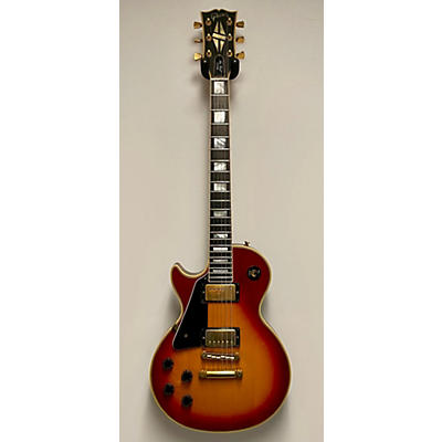 Gibson Vintage 1981 Gibson Les Paul Custom Left-Handed Heritage Cherry Sunburst Electric Guitar