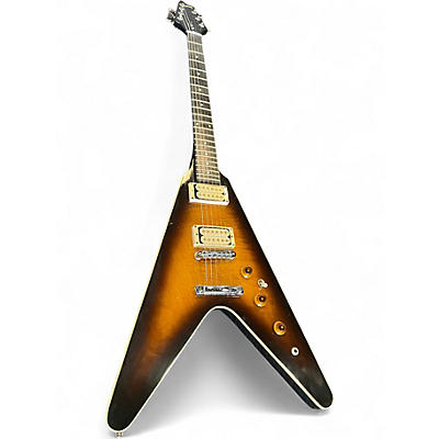 Vintage 1981 Gibson the v Vintage Sunburst Solid Body Electric Guitar