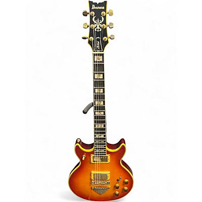 Vintage 1981 Ibanez AR300CS Cherry Sunburst Solid Body Electric Guitar